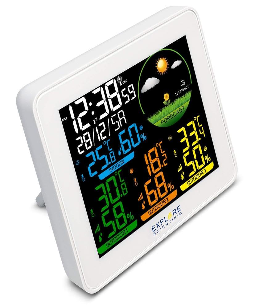Bresser Explore Scientific Colour Weather Stations with Multi Sensors image number 1