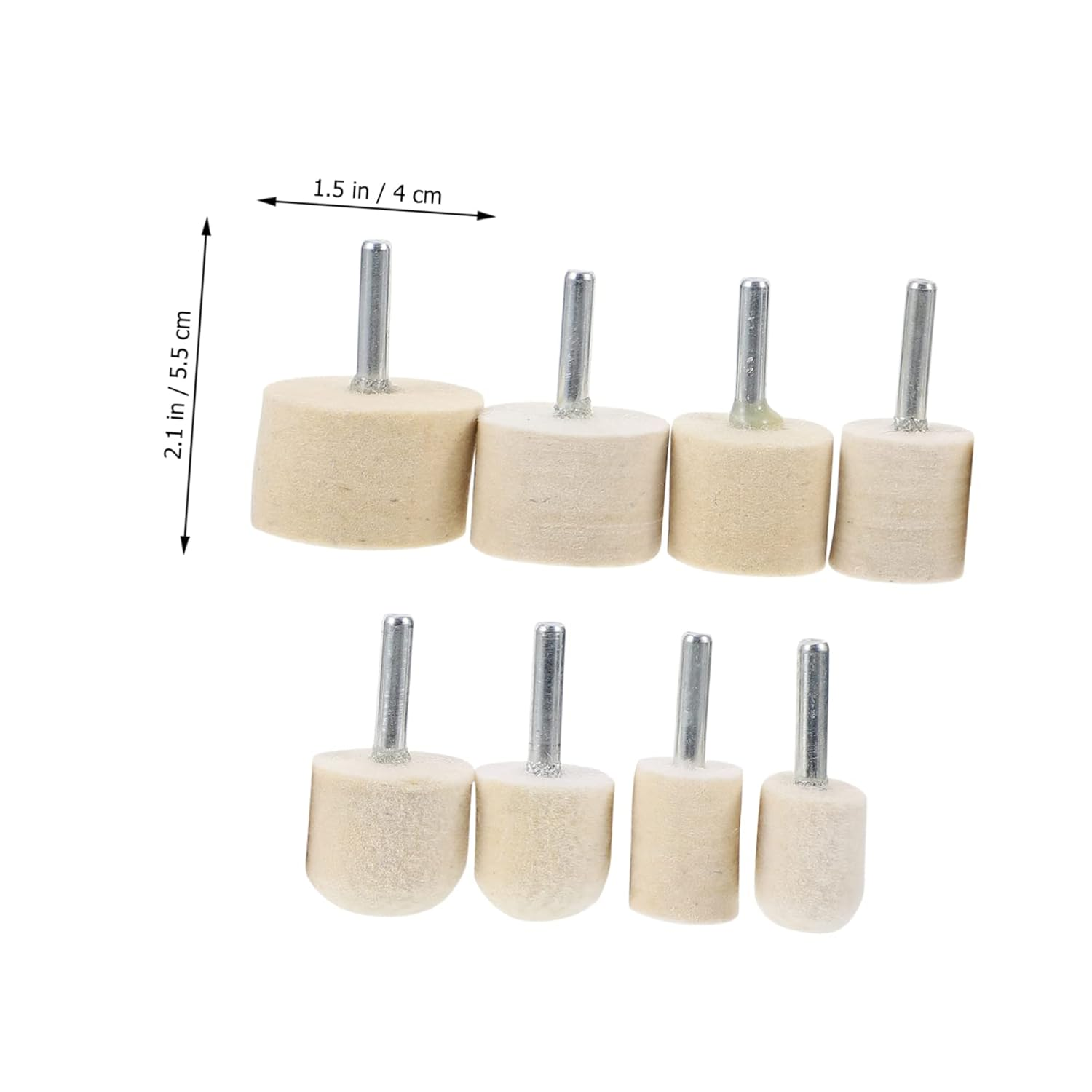 Didiseaon 8Pcs Nail Polishing Pad Assortment Kit Polishing Buffing Wheel Buffing Mop Kit Nail Polisher Equipment image number 4