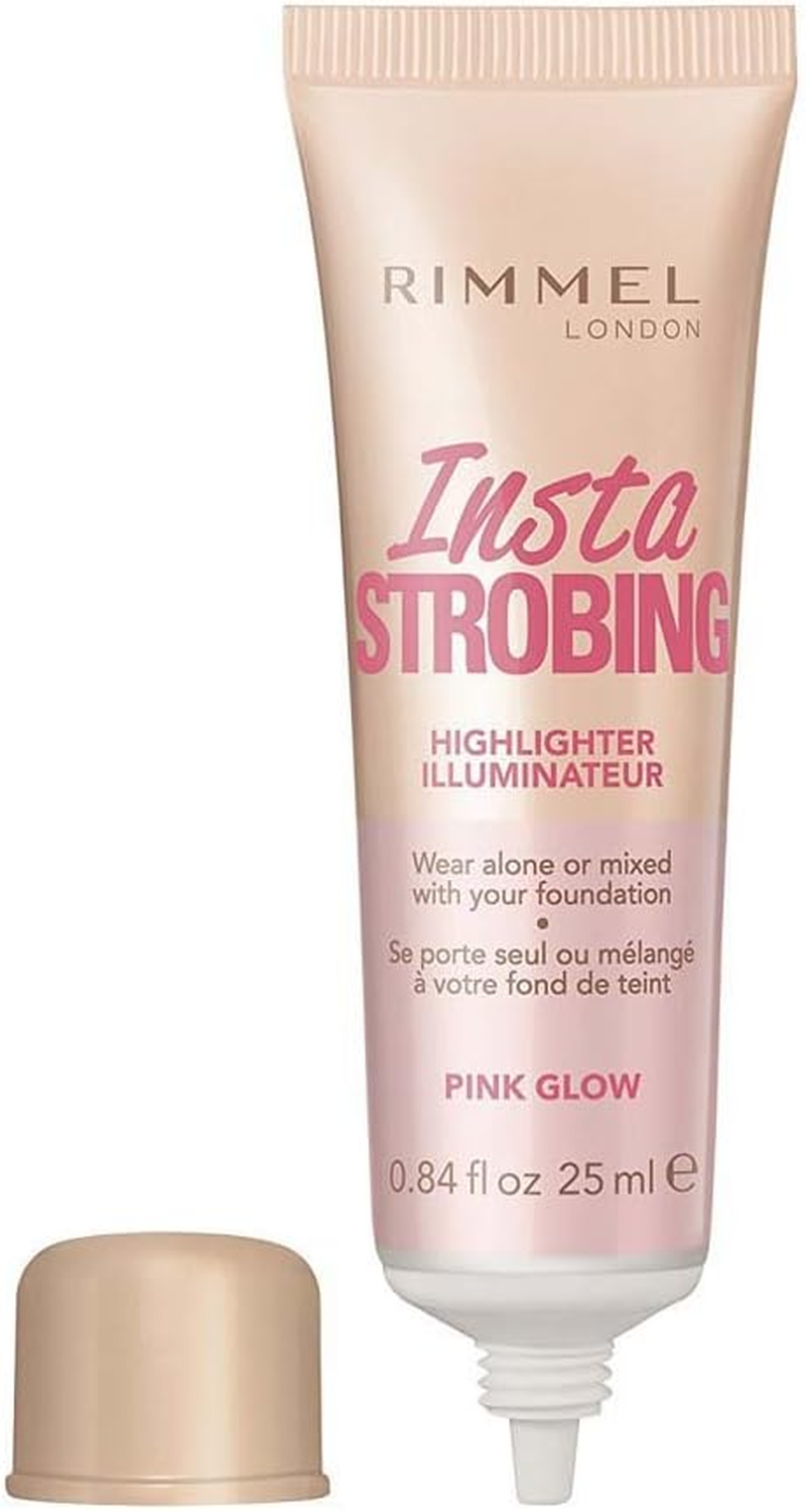 Rimmel London Insta Strobing Highlighter, Pink Glow, 25Ml image number 4
