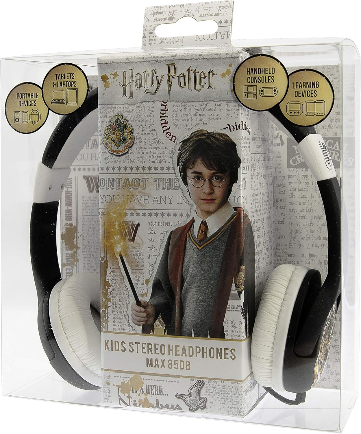 OTL HP0624 Harry Potter Back to Hogwarts Junior Headphones, Black image number 5