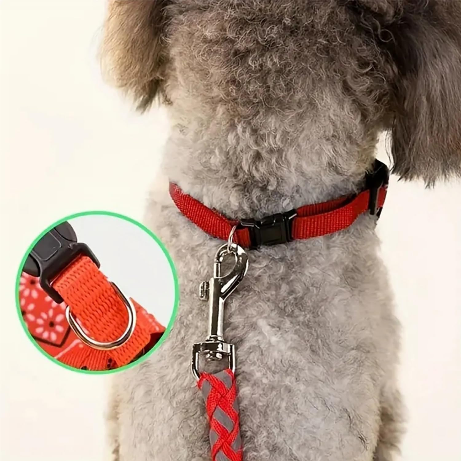 4 Packs of Adjustable Dog Bandannas,Pet Triangle Scarf Bib with Buckle,Triangle Dog Scarf Bandana with Adjustable Buckle,Dog Bandana Dog Collar With,Large Size image number 5