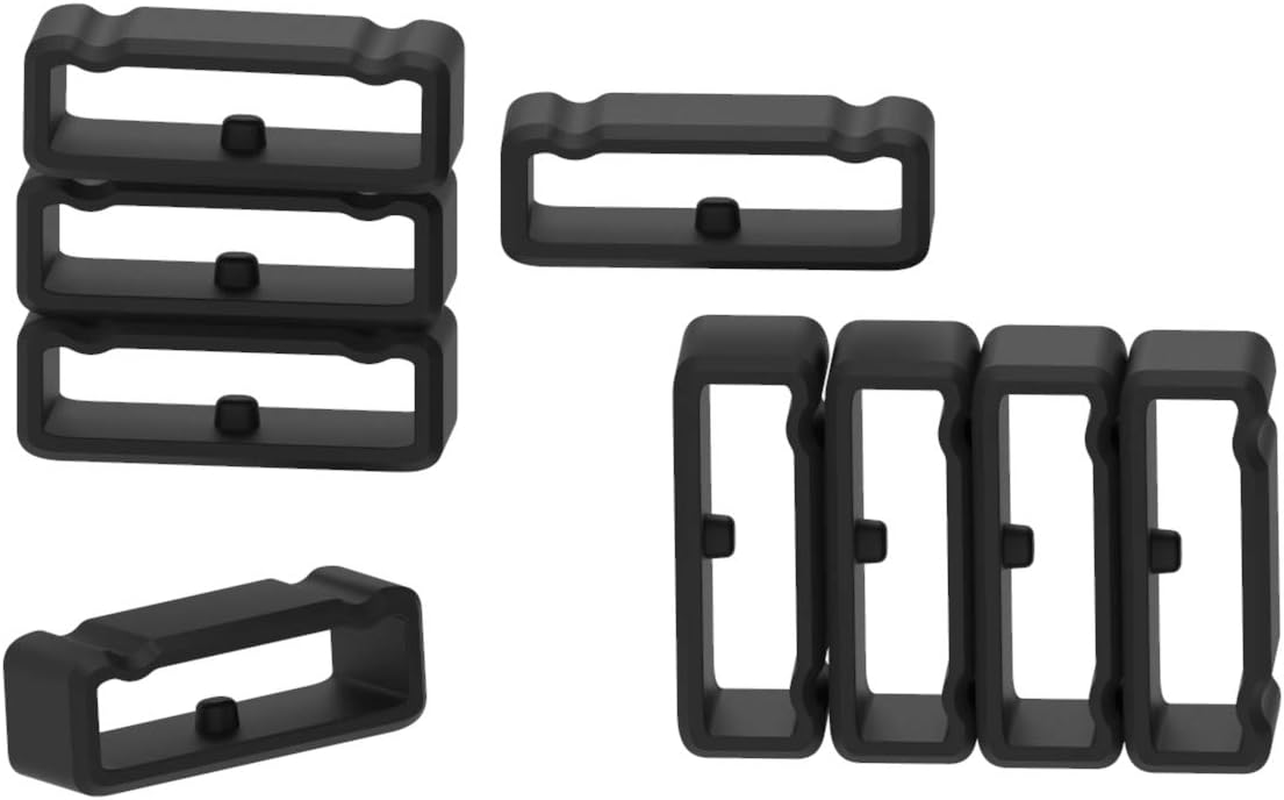 6-Pack Band Keeper Compatible with Suunto 9&9 Baro/Suunto 7/Suunto D5/Suunto Core/Suunto Traverse/Suunto Ambit 3 2 1/Suunto Spartan Sport Wrist HR Fastener Ring Silicone Band Holder Clips Security Loop image number 5