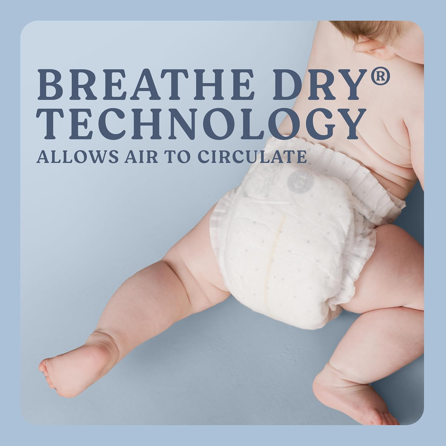 Huggies Pure & Sensitive Nappies, Size 1/5 Kg (Pack of 172) image number 3