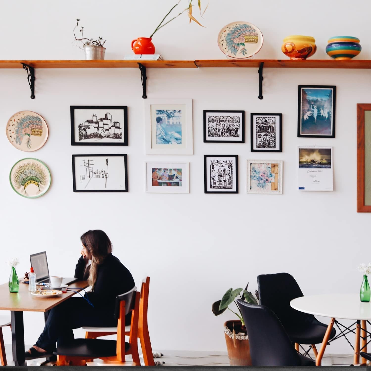 WEZCHUGHAOL 131Pcs Picture Hanging Kit - 98 Feet Stainless Steel Hanging Wire, 40 Pcs D Ring Picture Hangers with 40 Pcs Screws and 50 Pcs Aluminum Crimping Loop Sleeve for Hanging Paintings Photos image number 3