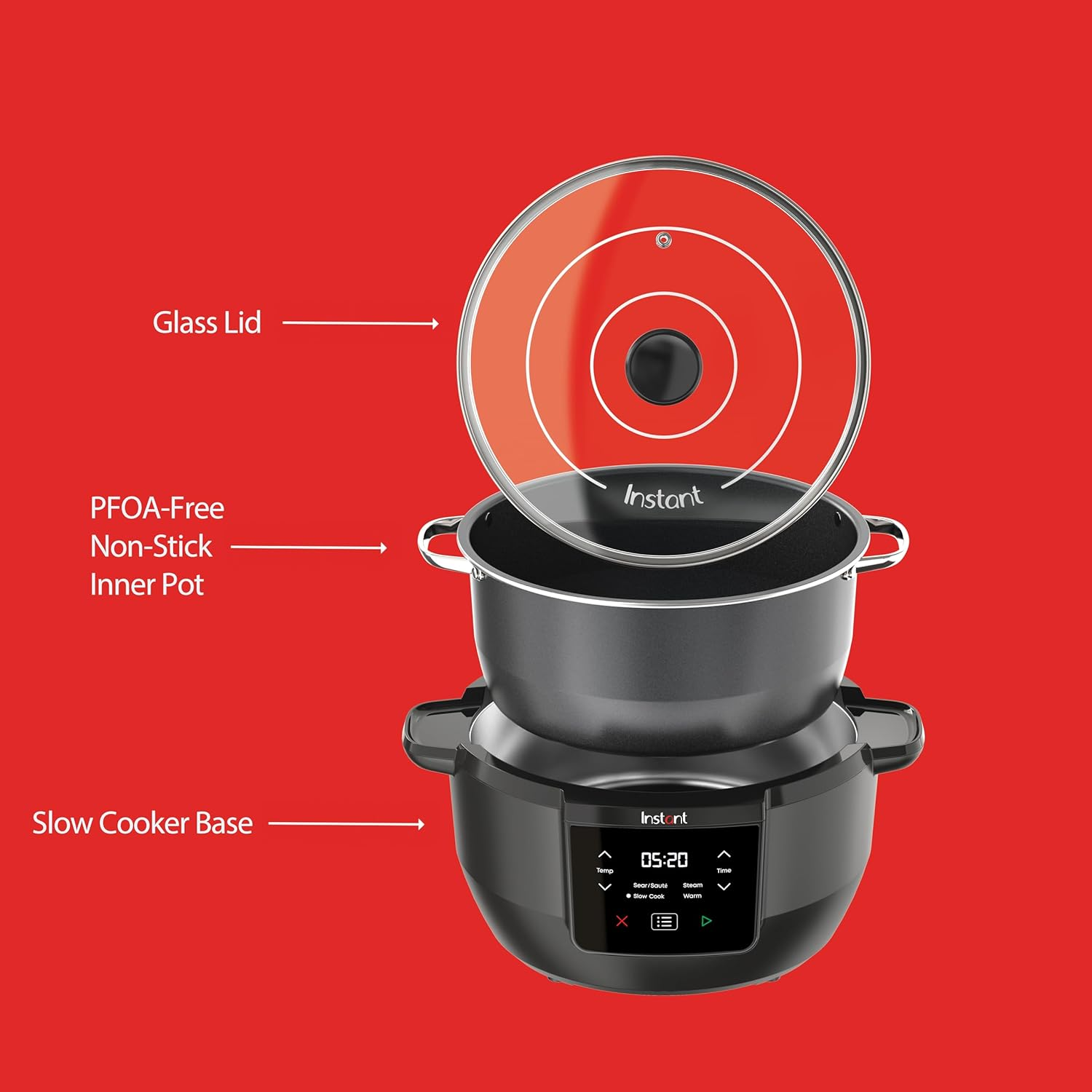 Instant Superior Slow Cooker, 7.1 Litre Capacity image number 6