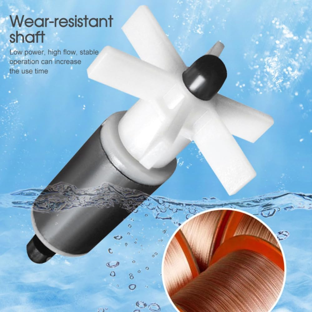 Leona Co Submersible Fish Tank Water Pump | Bottom Suction Aquarium Circulation Pump | High Flow Oxygenation Pump for Fish Tanks, Ponds & Aquariums (60W) image number 1