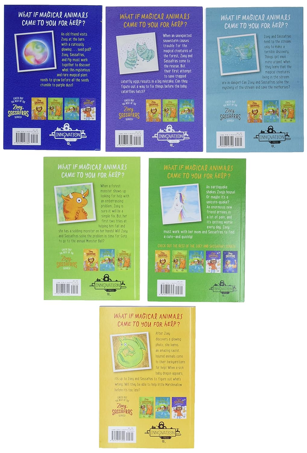 Zoey and Sassafras Books 1-6 Pack: 7