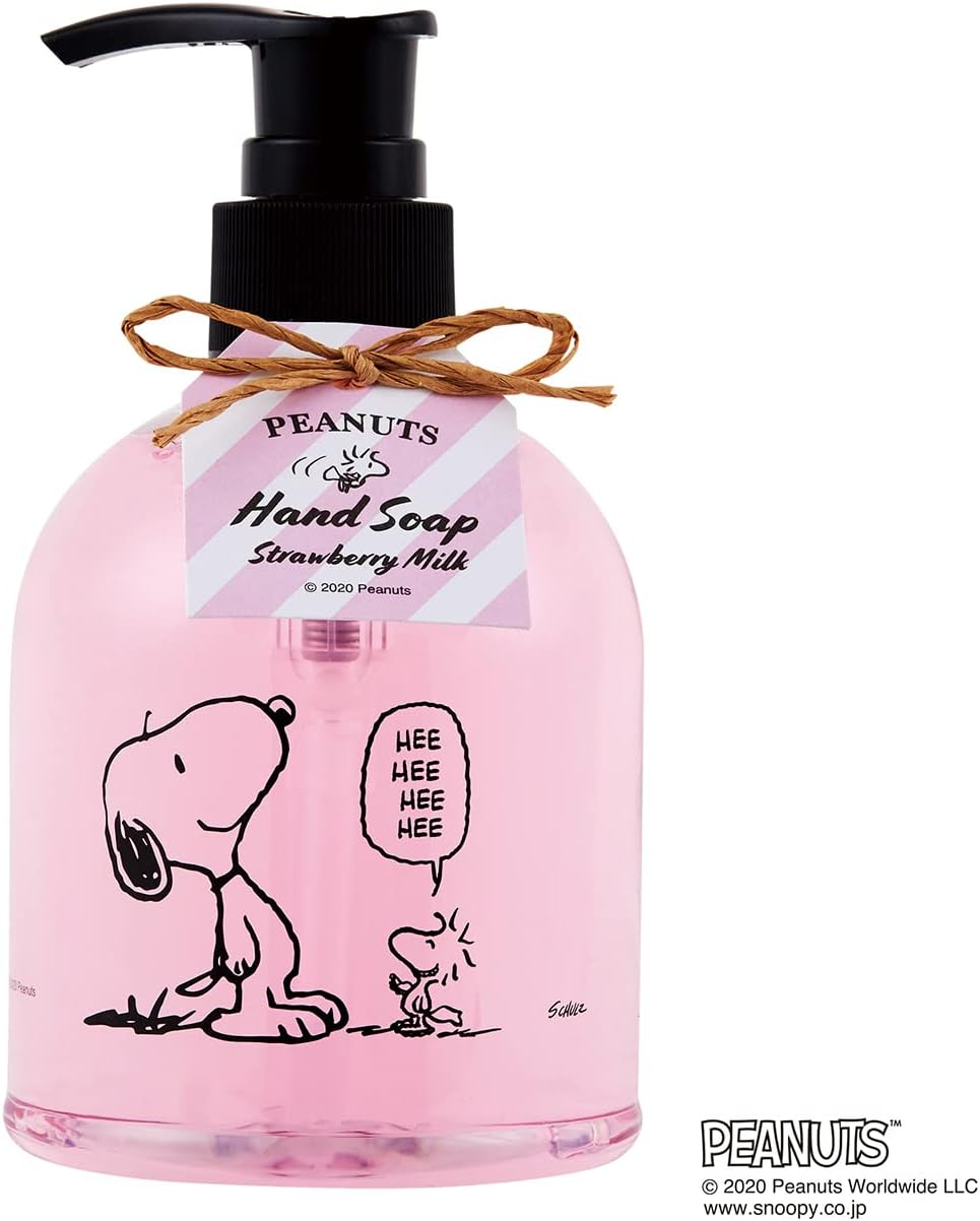 Peanuts Hand Soap, Strawberry Milk, 9.2 Fl Oz (260 Ml), Present, Gift, for Women, Men, Popular, Thank You, Return, Farewell, Birthday, Mother'S Day image number 3