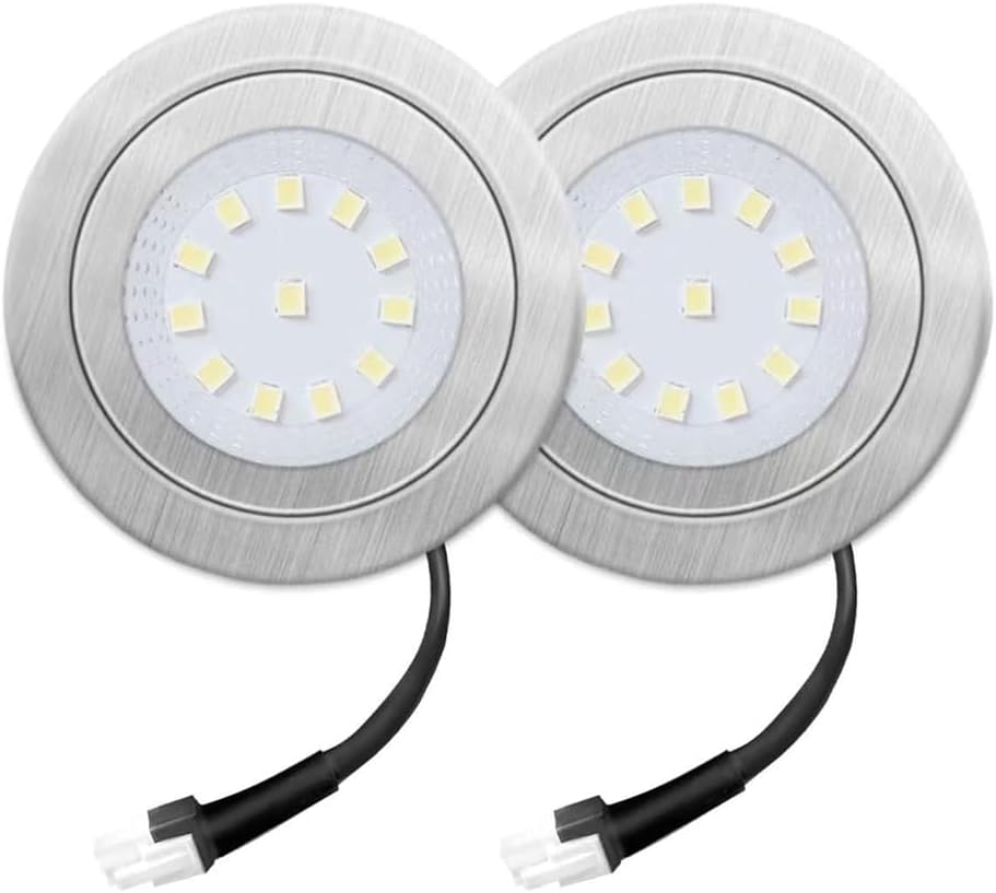 Veulrn 2Pack1.5W Range Hood Light Bulbs,12Vdc Kitchen Cooker Hood Light Bulbs,Kitchen Light Replacement 20W Halogen Light Bulbs image number 2