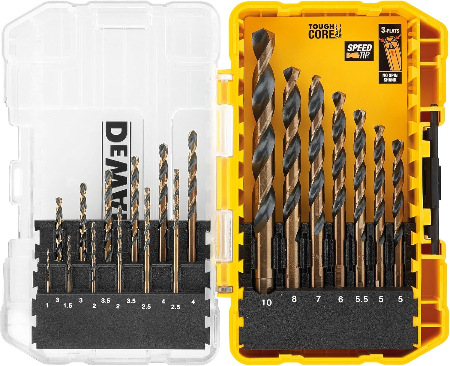 DEWALT 19PC HSS Black and Gold Drill Set image number 3