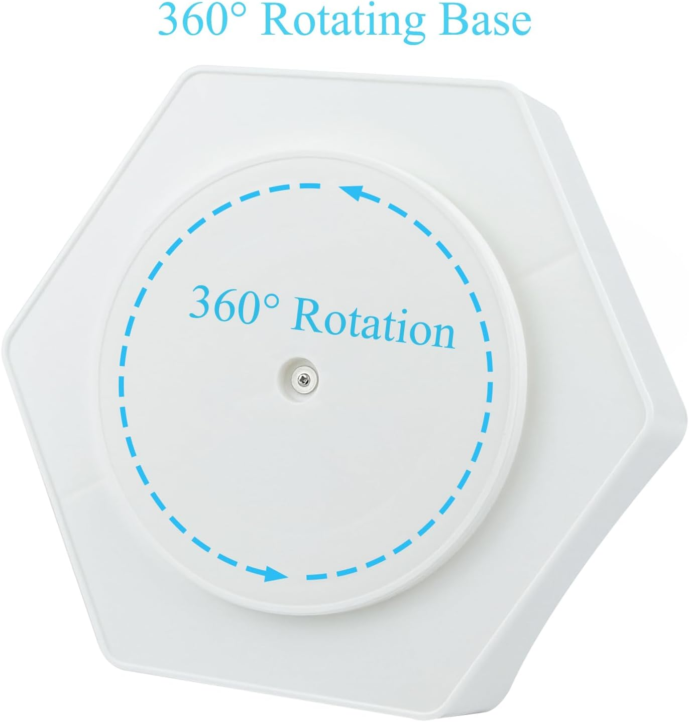 Pencil Pen Holder, 360&deg; Spinning Desk Organizer with 9 Tiered Compartments for Pens, Makeup Brushes, Kitchen Utensils & Crafts, Sturdy Lazy Susan Design -White