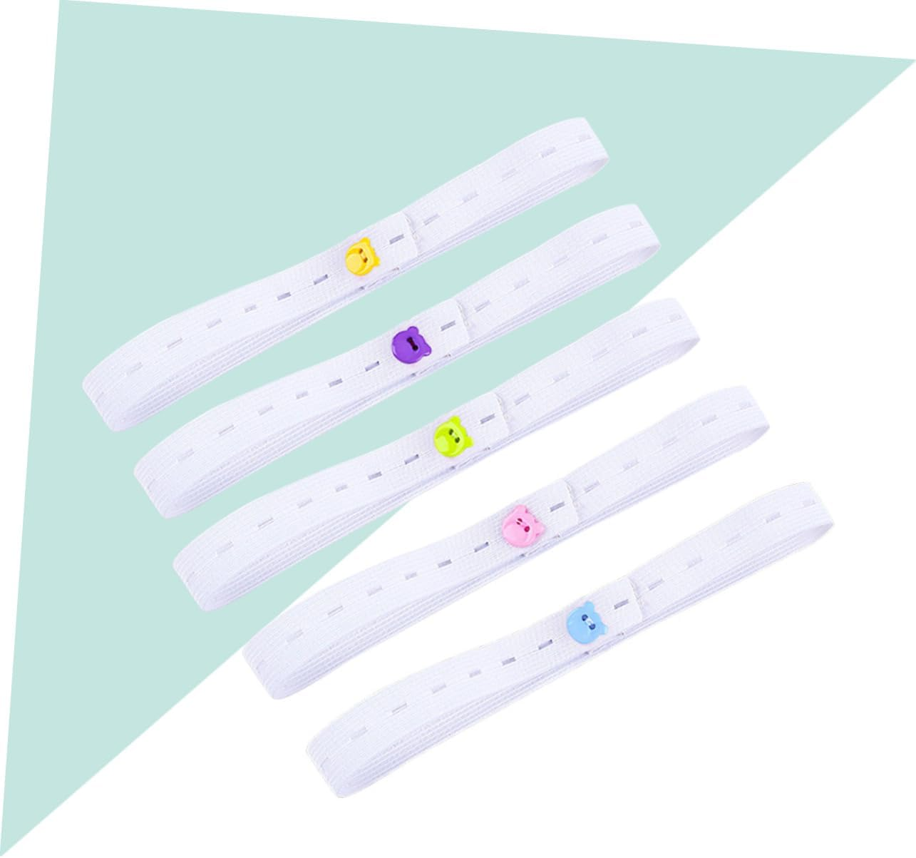 20Pcs Fold over Elastic Boy Girl Diaper Tape Fixing Belt Fasteners for Diaper Strips Use Newborn Random Style