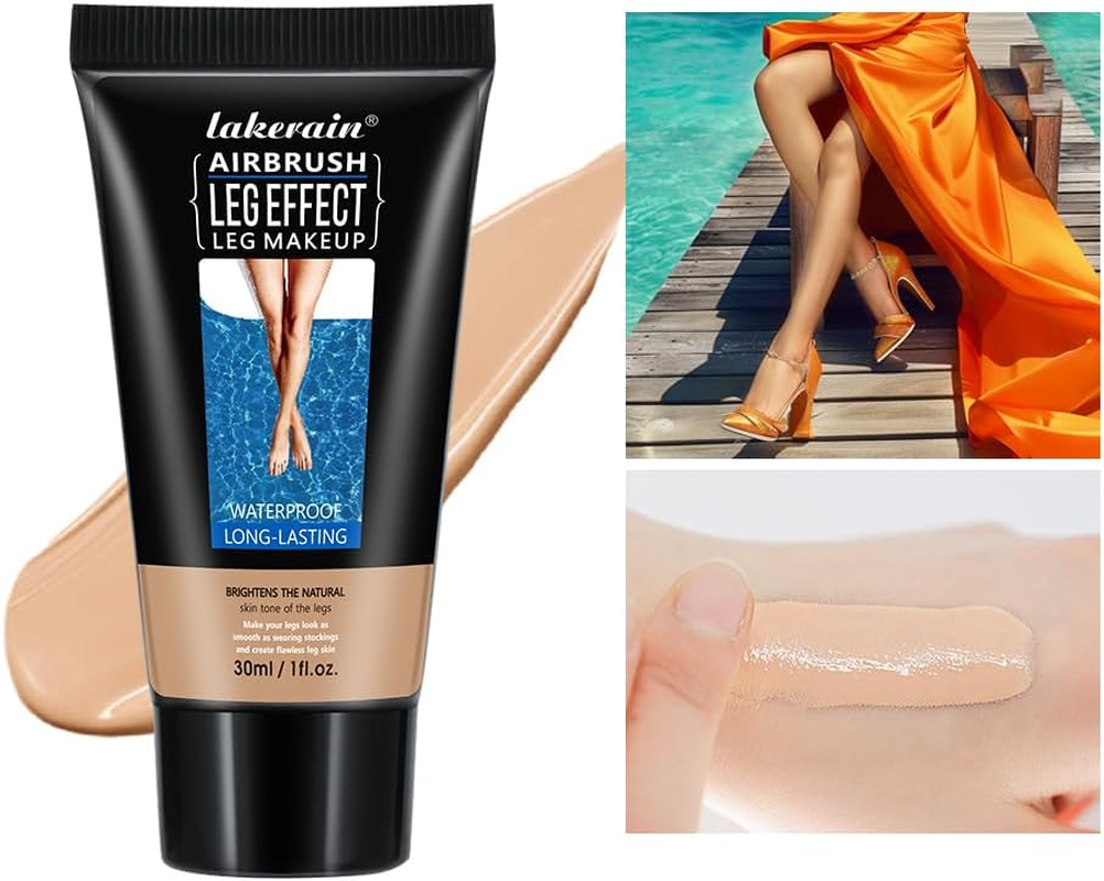 Professional Leg Makeup Cream - Waterproof & Transfer-Resistant Formula to Cover Scars, Veins, Bruises, Even Skin Tone for Smooth, Flawless Legs | Long-Lasting Body Foundation (#2 MEDIUM GLOW) - 2Medium image number 2