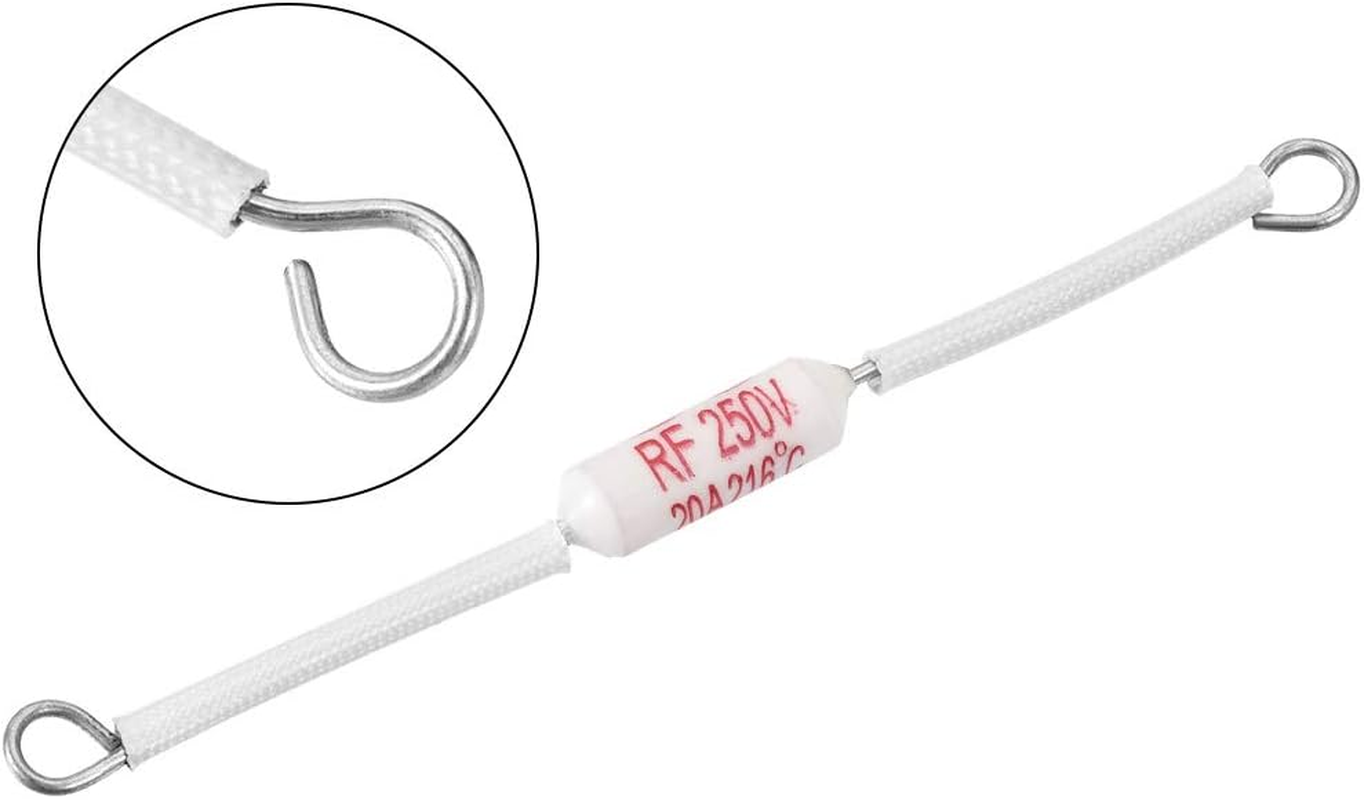 Uxcell 250V 20A 216 Celsius Circuit Cut-Off Temperature Thermal Fuse Ceramics 5Pcs image number 1