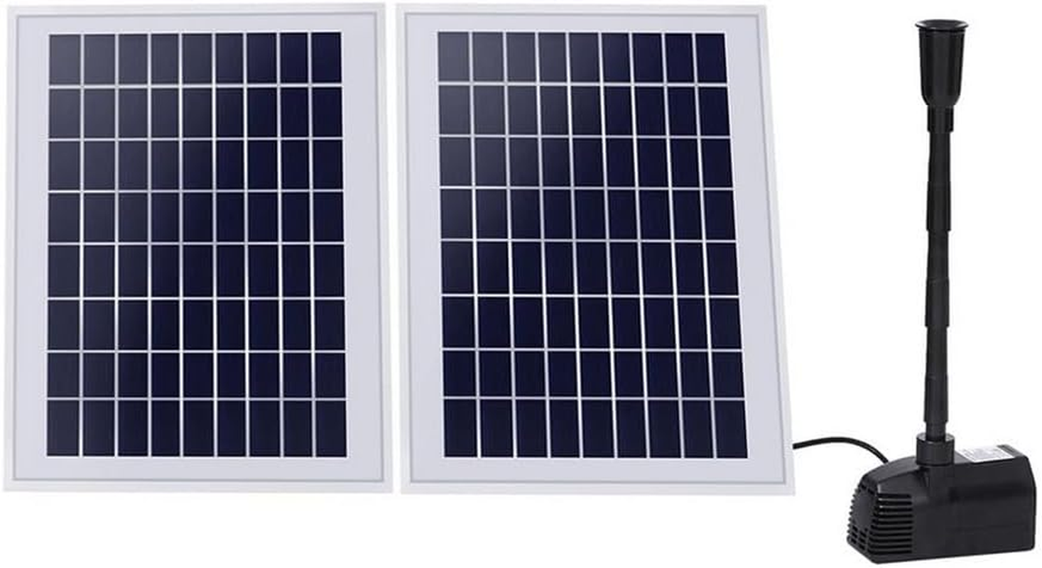 Gardeon Solar Water Fountain, 5.9Ft Bird Bath Feature Pond Pump Outdoor Features Fountains Garden Pool Patio Decoration, Powered DC Brushless Energy Efficient Black image number 2