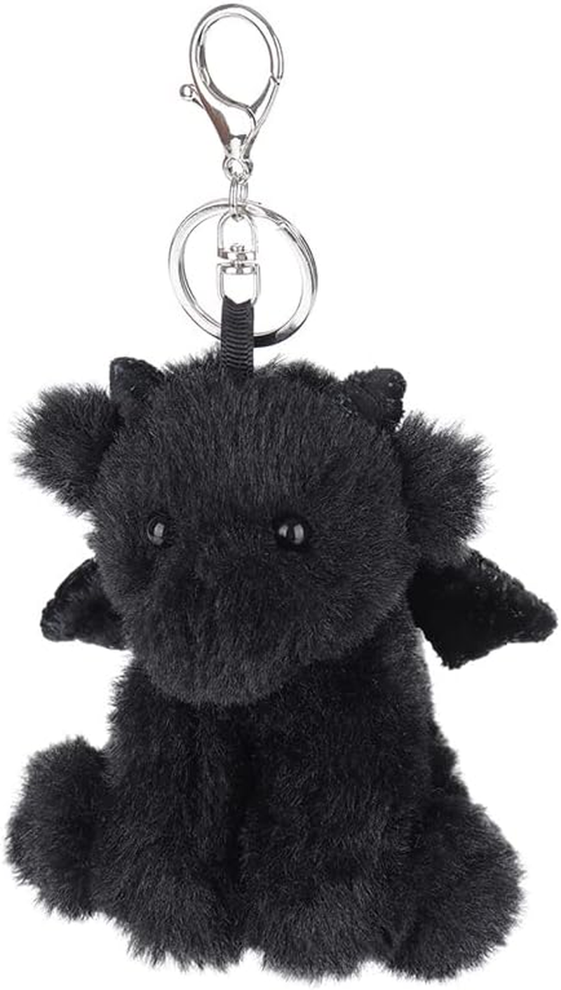 Apricot Lamb Cute Toys Plush Dragon Dinosaur Stuffed Animal Soft Keychain for Kids Bag, Purse, Backpack, Handbag (5 Inches) - Colorful image number 7