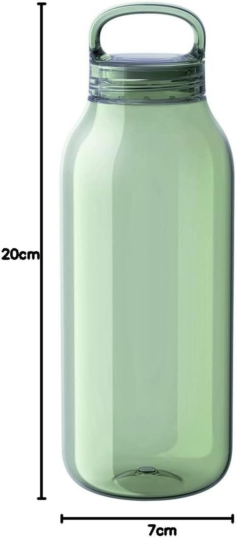 KINTO 20405 Water Bottle, 16.9 Fl Oz (500 Ml), Green, Lightweight, Dishwasher Safe, My Bottle image number 3