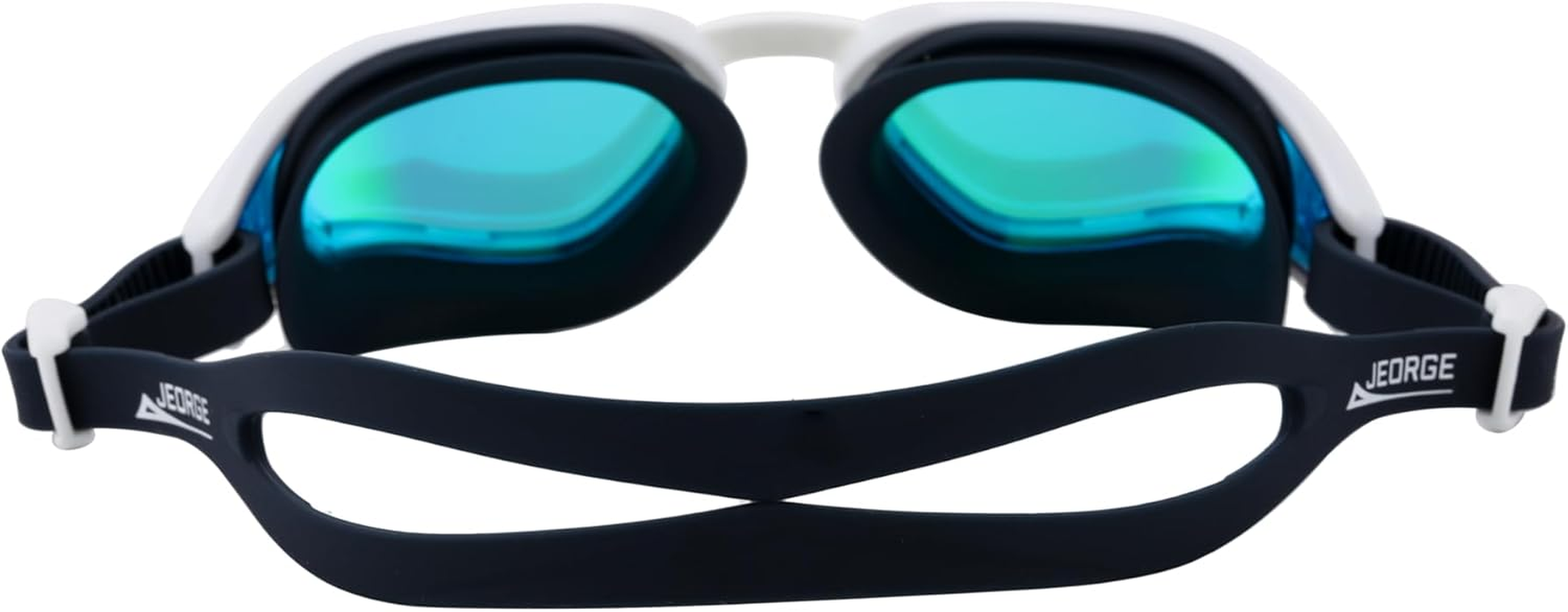 JEORGE Swimming & Triathlon Goggles, Polarized Anti-Fog Wide Vision Unisex Swim Goggles. image number 4