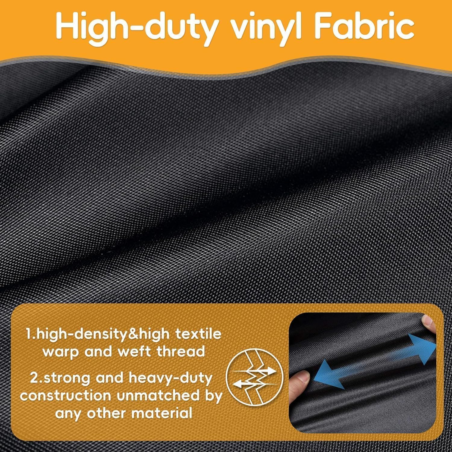 Ninja OO100 Series Pizza Oven Cover, Heavy Duty Outdoor Cover for Ninja Woodfire Grill, Adjustable Drawstrings image number 5