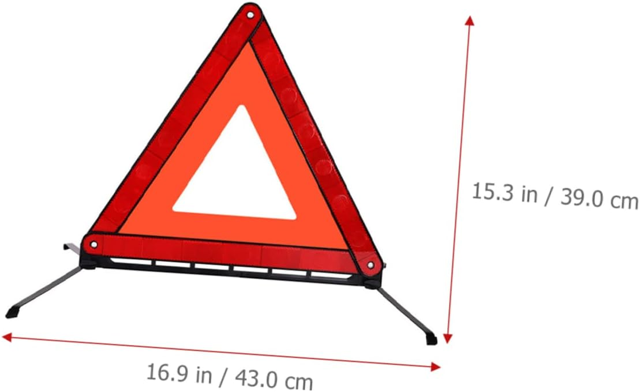 Reflective Triangle Emergency Breakdown Board Foldable Safety Warning Sign for Enhanced Road Visibility Compact Alert Sign for Roadside Emergencies image number 6
