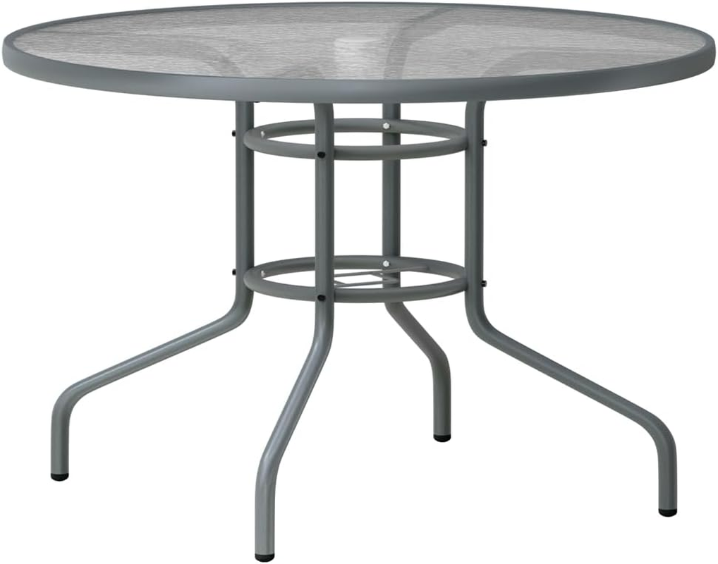 ALFORDSON Outdoor Patio Bistro Table Uv-Resistant R90X70Cm, round Coffee Table with Metal Frame for Lounge Conversation Set Furniture, Dining Desk for Outdoor Chairs, Black