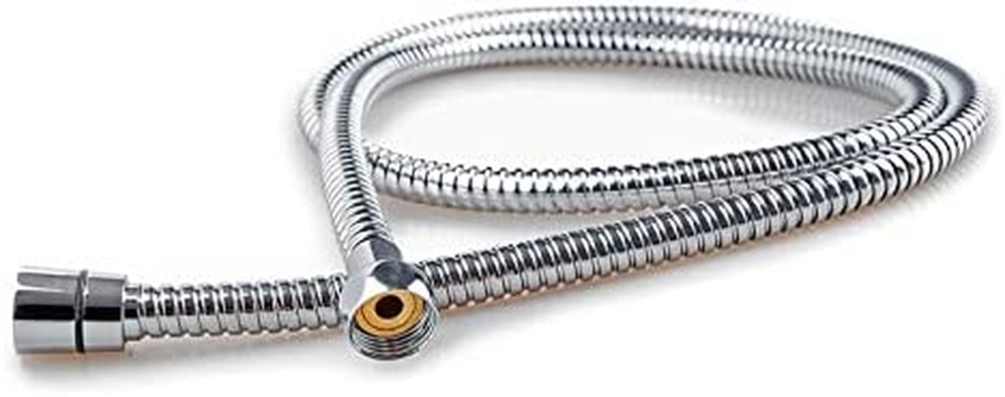 Shower Hose,Double Lock Extra Long Stainless Steel Replacement Handheld Shower Hose with Brass Fittings,Teflon Tape and Washers (1.5 Meter)