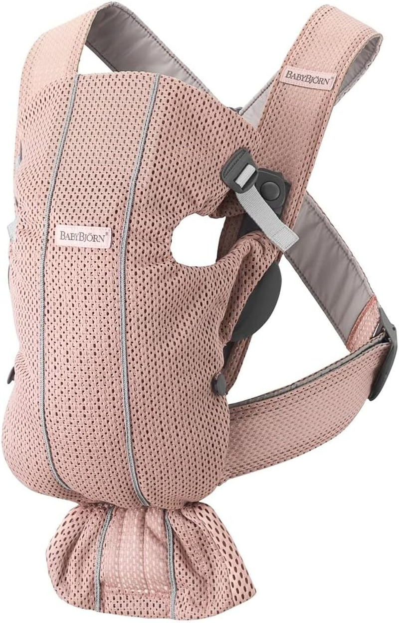Babybj&ouml;rn Baby Carrier Mini, 3D Mesh, Dusty Pink image number 1