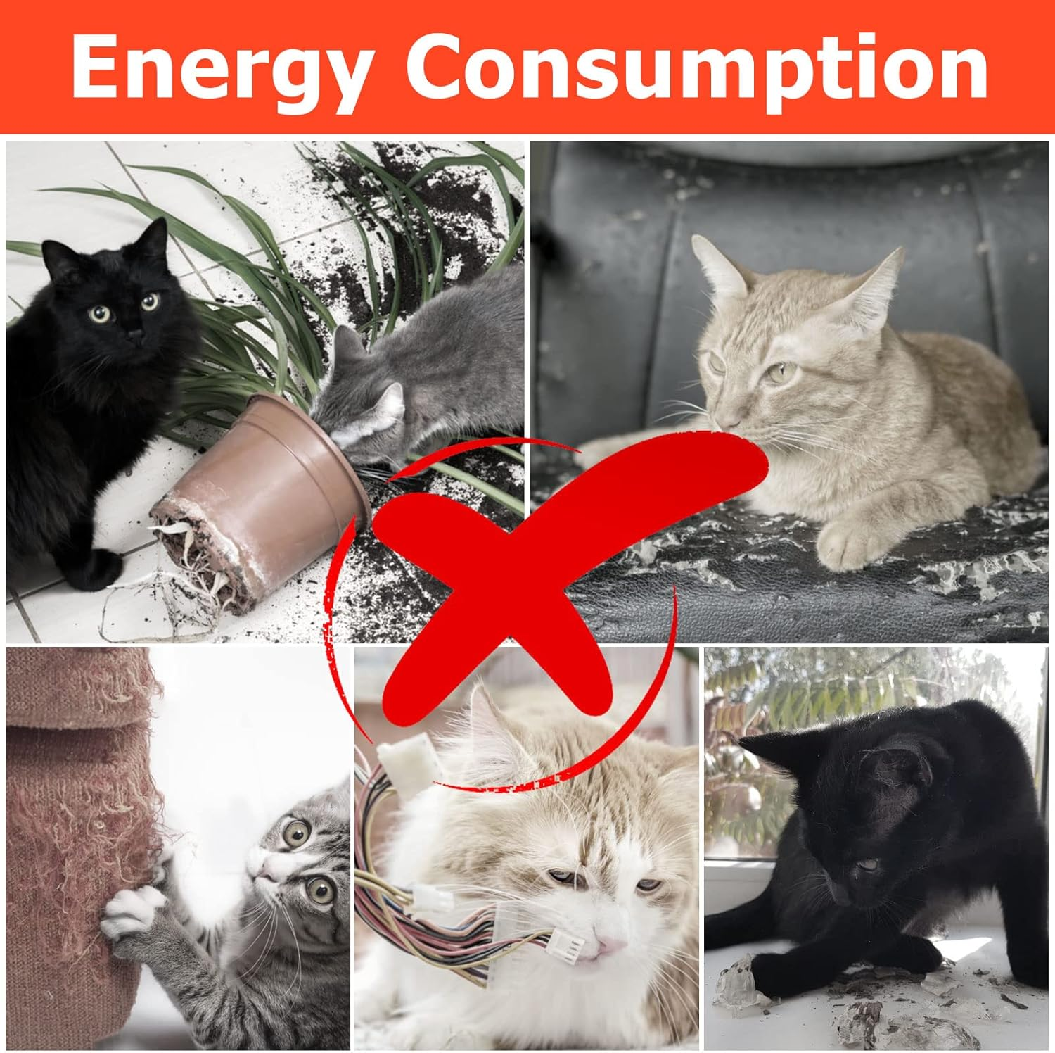 12 PCS Cat Toys Assortments for Indoor Cats, Variety Interactive Kitten Toys for Bored Indoor Cats Chase and Exercise, Cat Feather Teaser Fluffy Mouse Crinkle Balls Cat Bell Balls Fuzzy Ball (12Pcs) image number 4