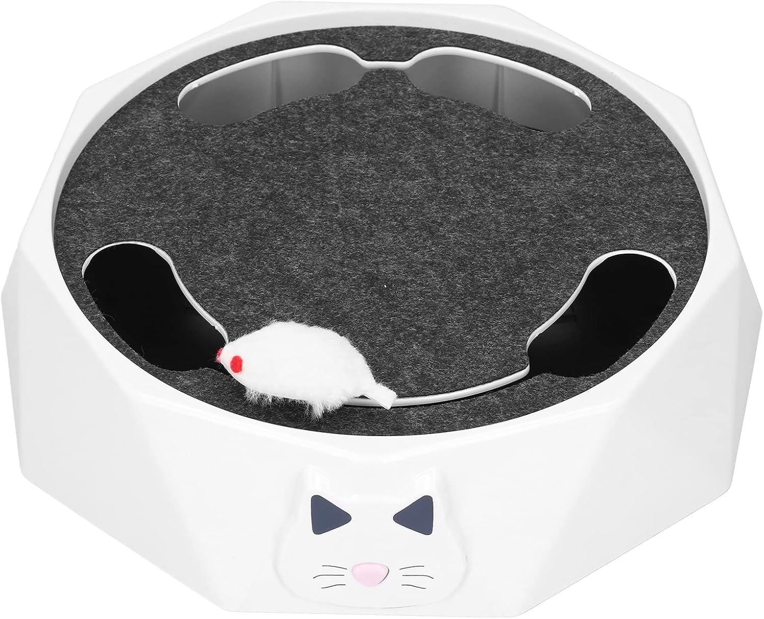 Dynamic Electric Mouse Run after Cat Toy,Interactive Turntable Teaser with Variable Speeds Entertaining and Energizing Playtime for Indoor Cats and Kittens image number 2