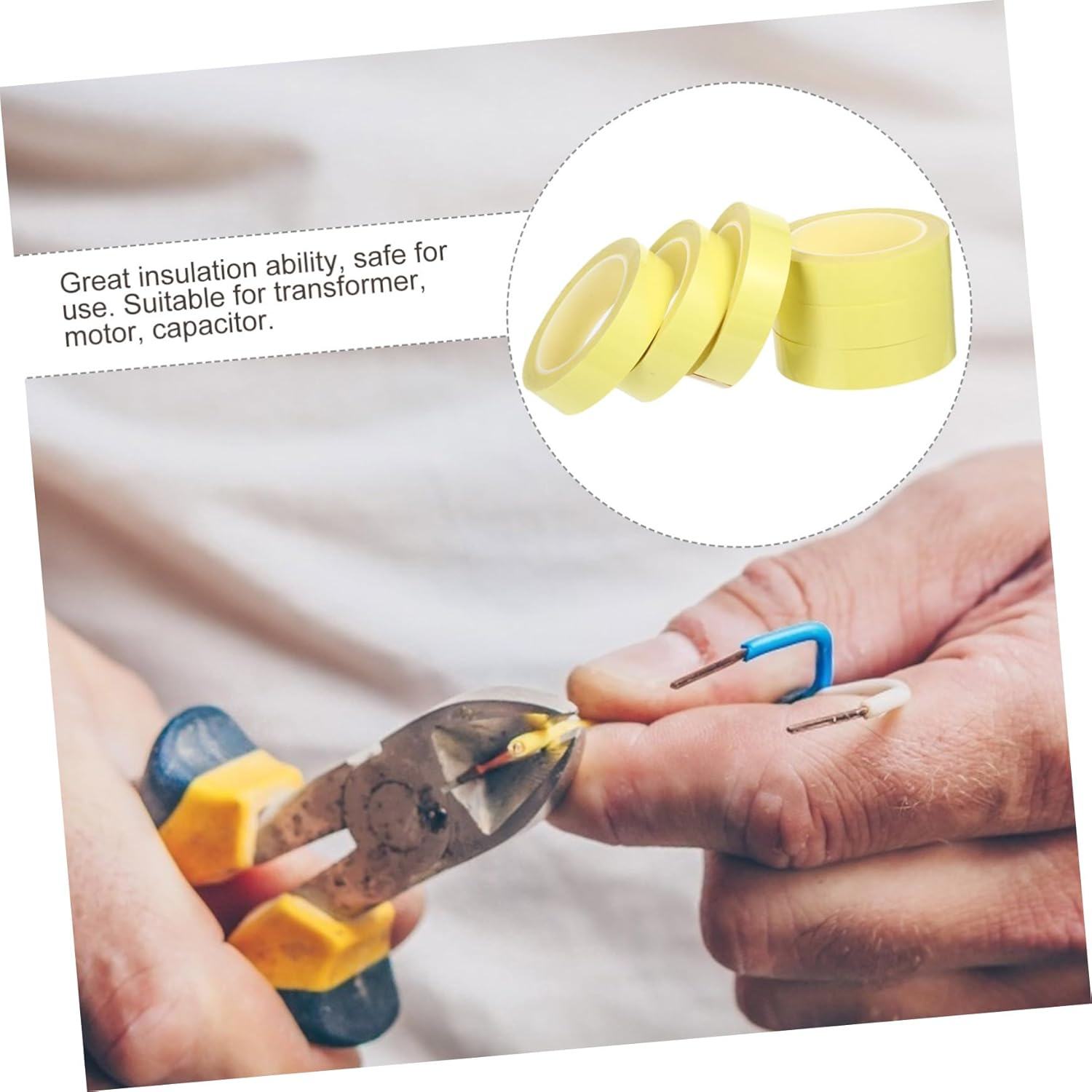 6Pcs Electrical Insulation Tape Positioning Tape Mara for Transformers Random Color image number 3