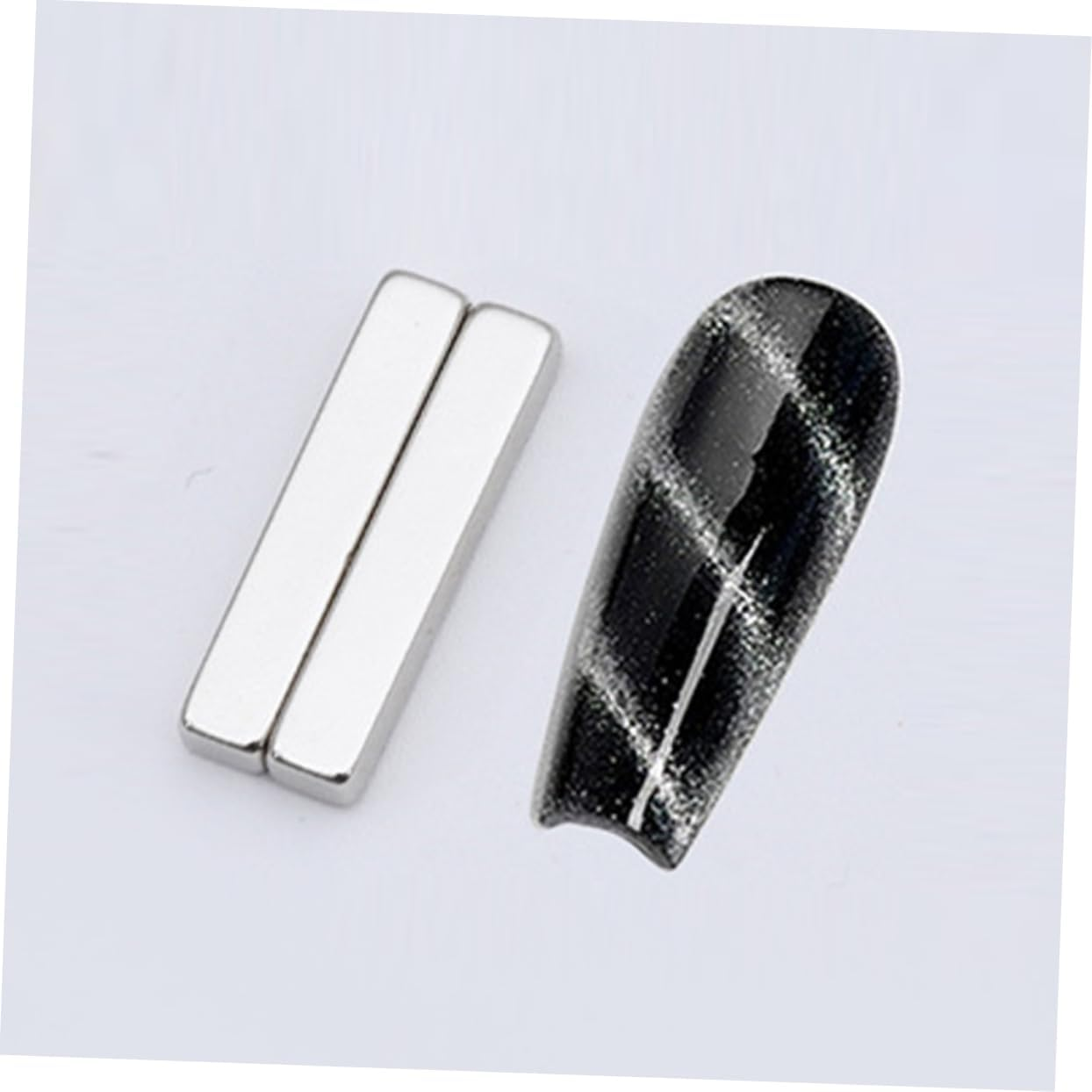 MERRYHAPY 4Pcs Cat Eye Nail Polish Magnets Kit Magnetic Tools for Gel Polish Nail Art Diy Manicure Accessories for Home Salon Use image number 3