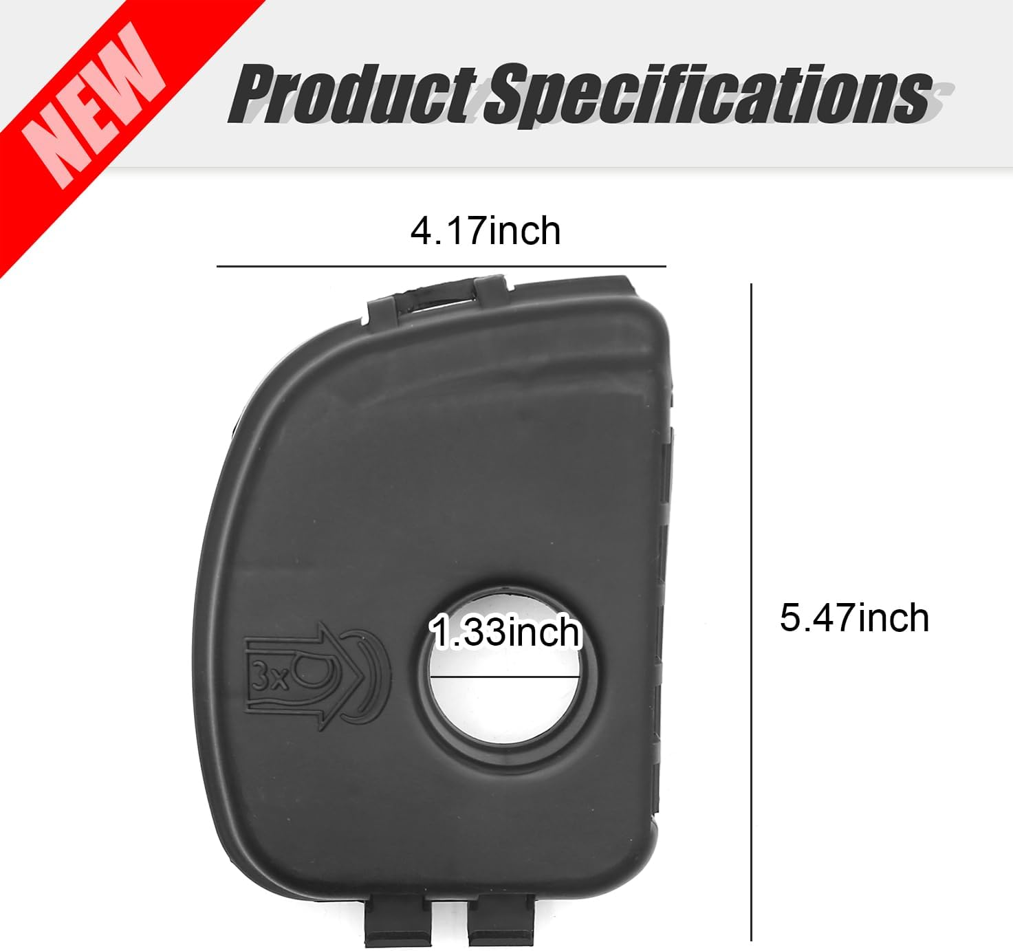 SYOWADA 594281 Air Filter Cover, Replacement for Briggs Stratton 300E 450E 500E Series 125Cc 140Cc, Replaces 799579 595660 590581 image number 4