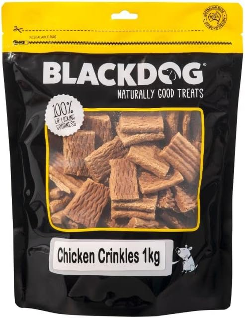 Chicken Crinkles 200G Dog Food Treat Blackdog High Protein Tasty Chewy Healthy image number 3
