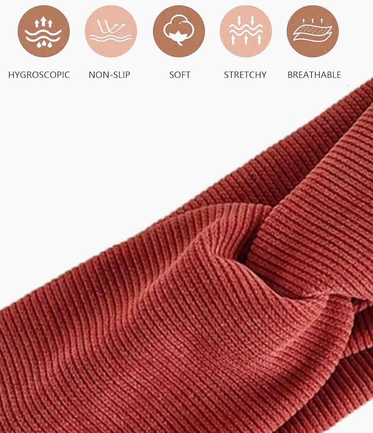 KGDUYC 4 Pack Women'S Elastic Headbands, Women'S Headbands, Sports Elastic Headbands, Fitness Sports Yoga Running Headbands image number 5