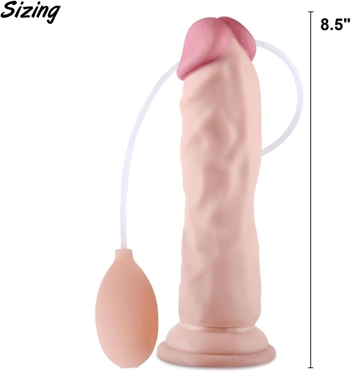 Realistic Squirting Dildo Sex Toy - 8.5" Inch Ejaculating Penis with Strong Suction Cup for Hands-Free Play, Softee G-Spot Anal Dildos, Anal Prostate Dildos Adult Sex Toys for Women Men Couple Pleasure image number 4