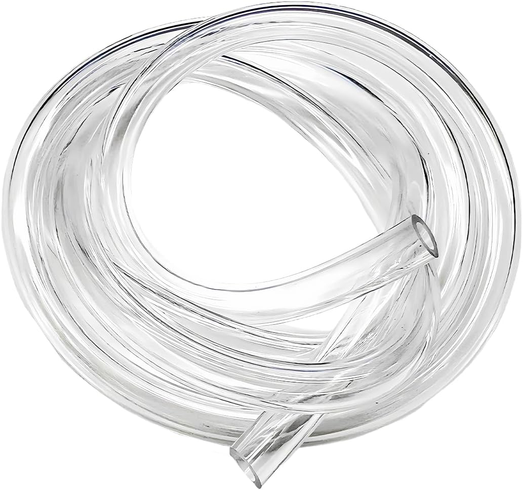 Colorful Fuel Line Hose Tube, Flexible Anticorrosion Silicone Gas Line Petrol Hose Line, Soft High Performance Vacuum Tubing Hose Replacement for Motorcycle Dirt Pit Bike ATV (Red)