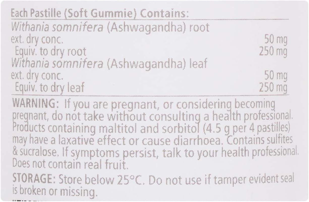 Nature'S Way High Strength Adult Sleep Ashwagandha Sugar Free Vita Gummies 40 Pastilles image number 1