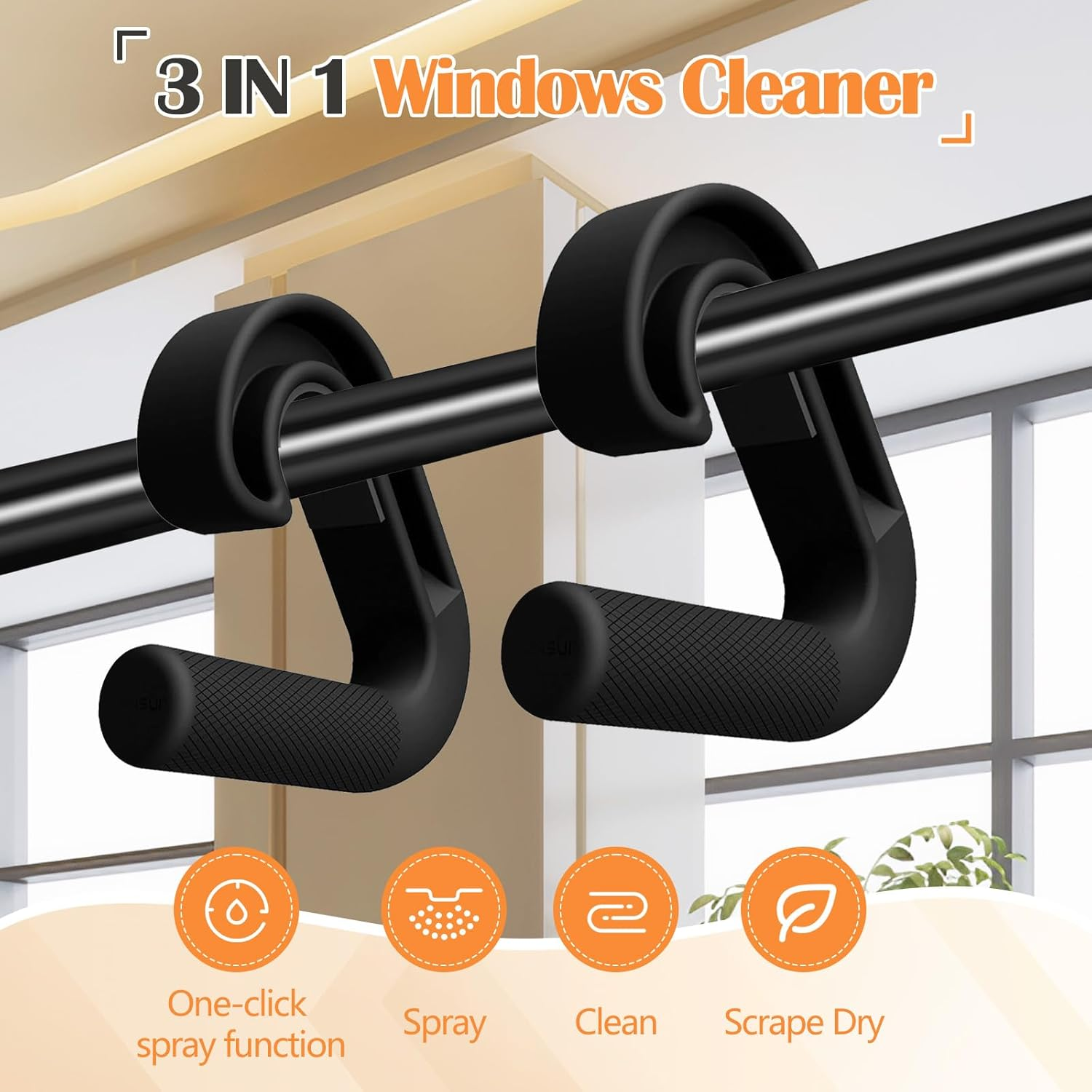 Dickly 2 St&uuml;ck Klimmzugstangengriffe Widerstandsbandgriffe Griffe Rutschfeste Pull-Down-Maschinenbefestigung F&uuml;r Klimmzugstangen Fitness-Studio image number 2