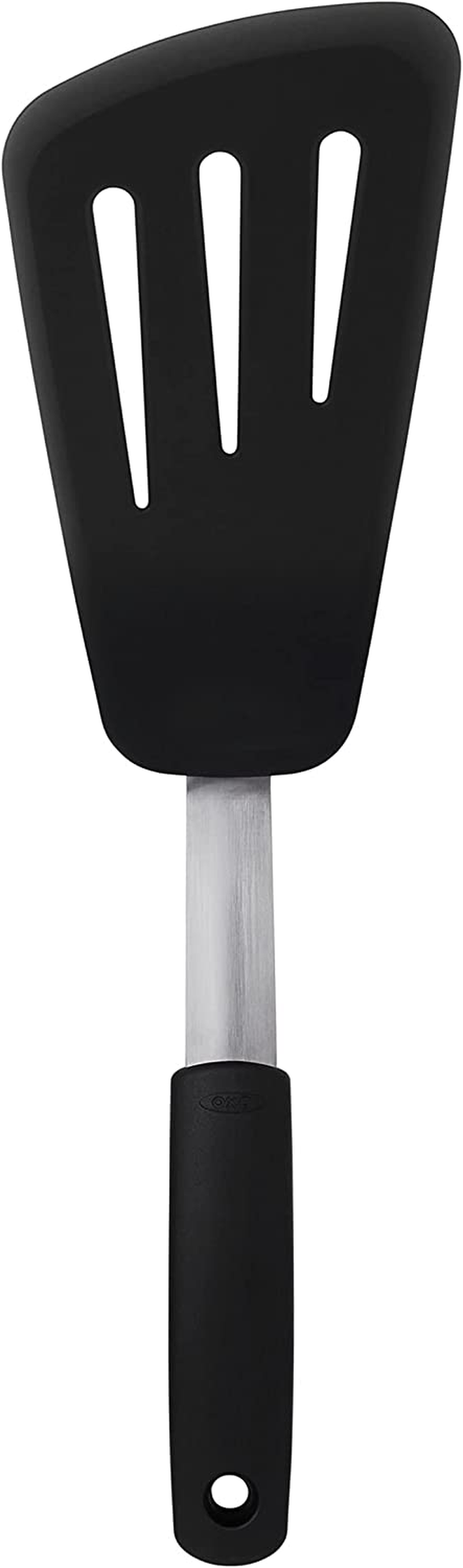 OXO Silicone Flexible Large Turner/Spatula, Black