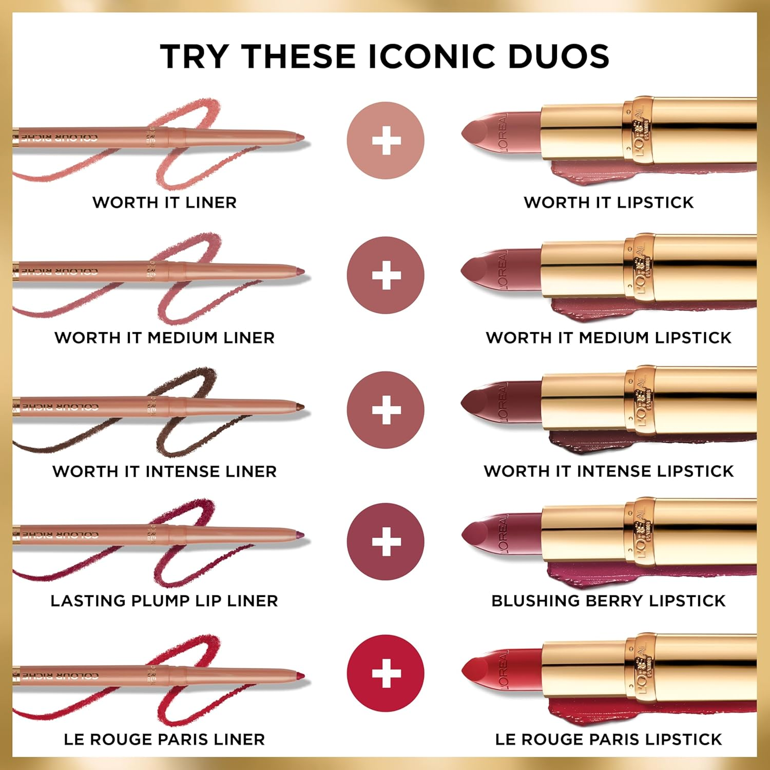 L&rsquo;Or&eacute;al Paris Cosmetics Colour Riche Lip Liner, Au Naturale, 0.007 Oz. image number 5