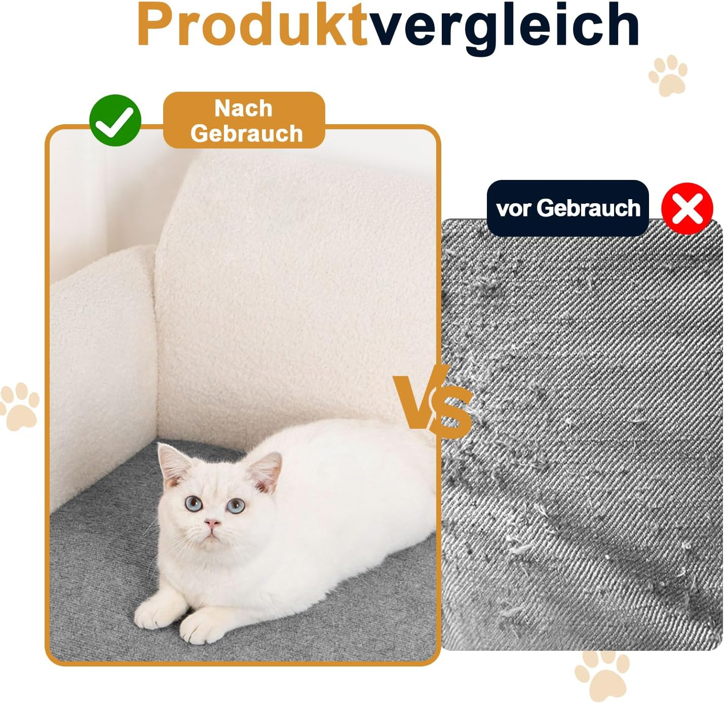 Topbine Pack of 2 Self-Adhesive Cat Scratching Mats, 30 X 100 Cm, Trimmable Cat Scratching Boards, Grey, Self-Adhesive Scratching Mat, Cat Scratching Boards, DIY Trimmable Carpet Mat for Protects image number 5