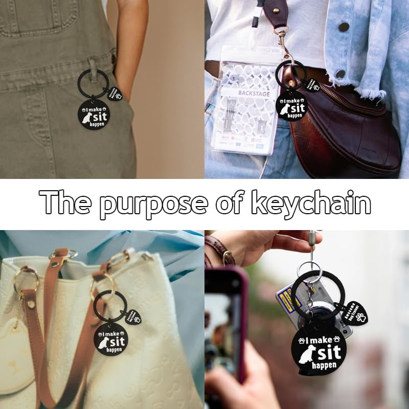 Dog Walker Thank You Gift - Keychain for Trainer, Sitter Appreciation - Birthday Gift Ideas for Dog Lovers image number 5