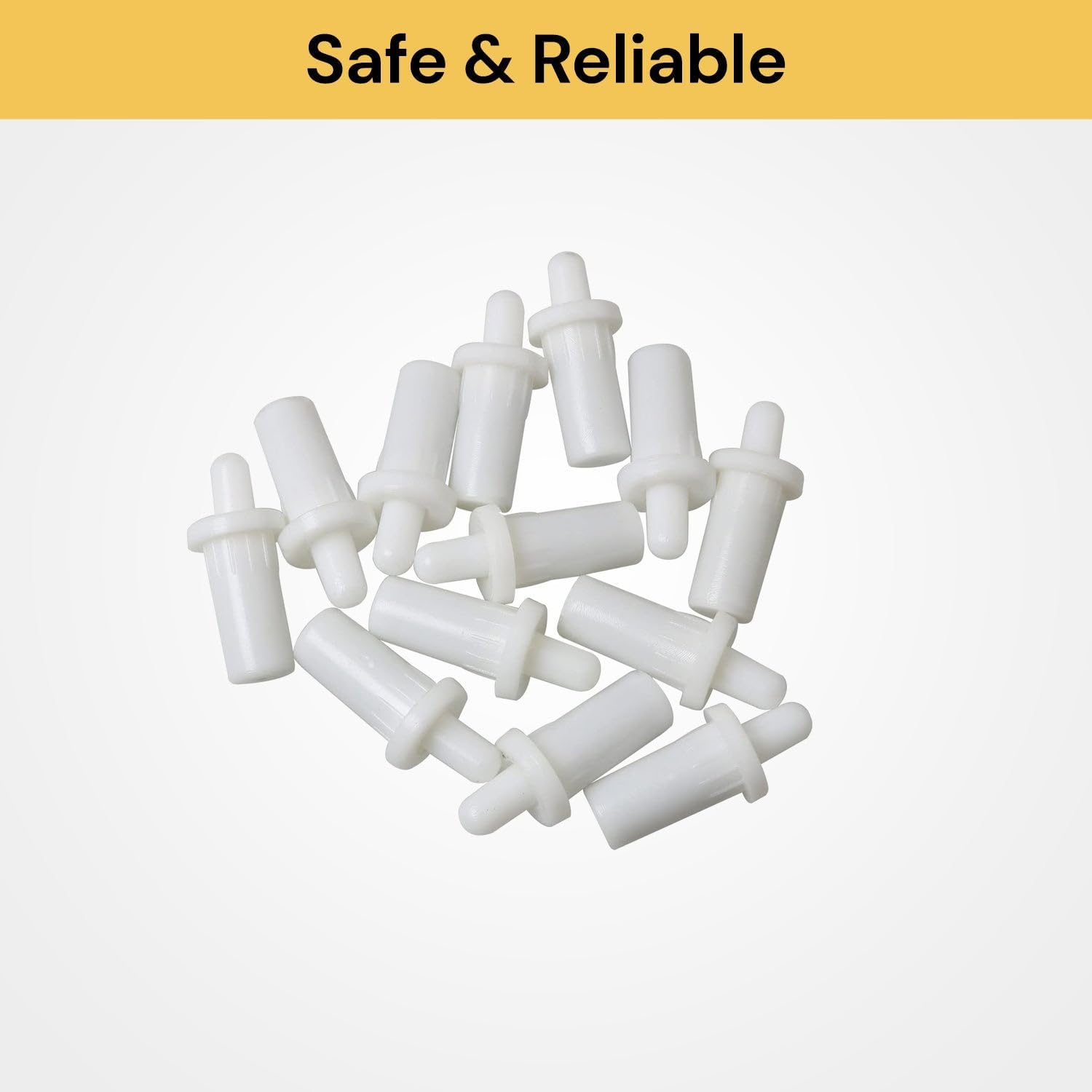 Spendeal Shutter Louver, Spring Loaded Replacement Repair for Plantation Blinds, Movable Blade Fixing Parts, Easy Install Louver Repair Clips, Blind Bolt Kit for Window Shutters (120 Pcs) image number 1