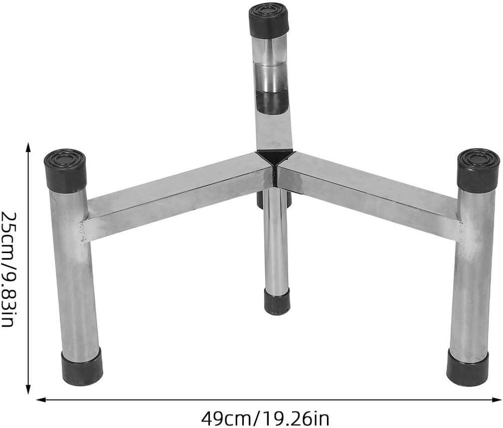 UPKOCH Stainless Steel Outdoor Fire Pit Support Stand 25Cm High Tripod Fire Stove Bracket image number 5