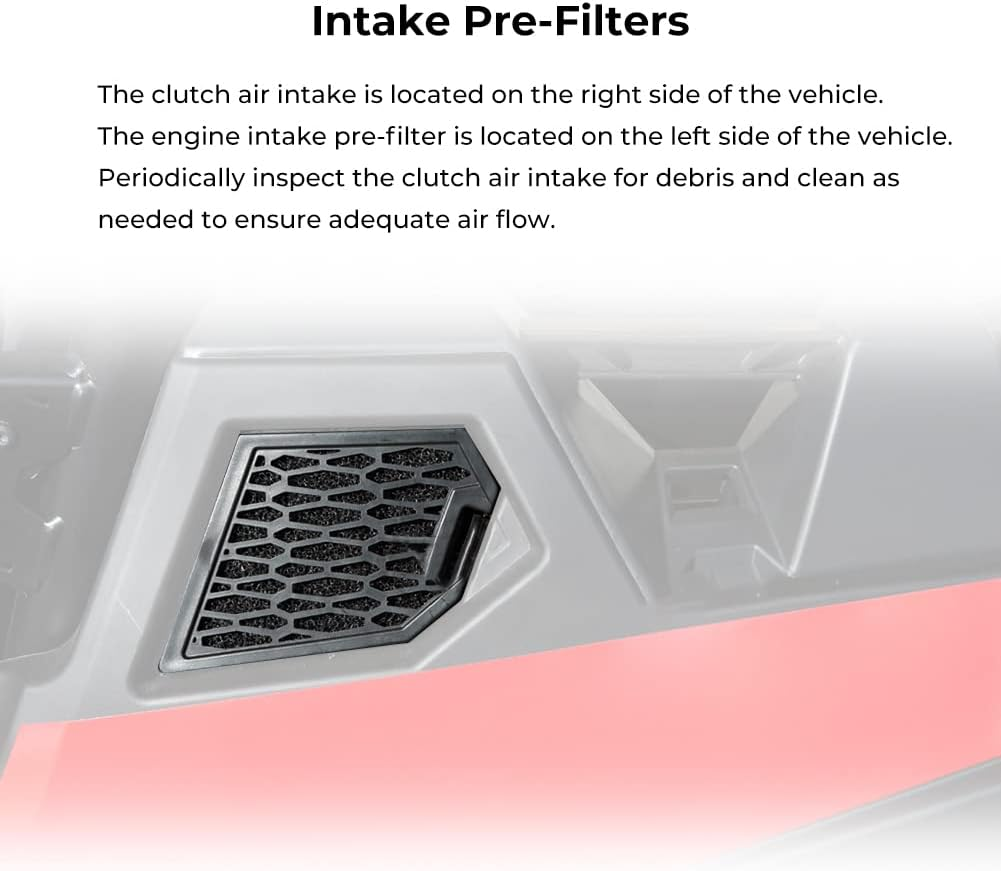 Cosmoska Air Intake Pre Filter Screen for Polaris Ranger 400 500 700 800 900 2X4 4X4 6X6 XP EFI CREW Replace 5812253(2Pcs) image number 3