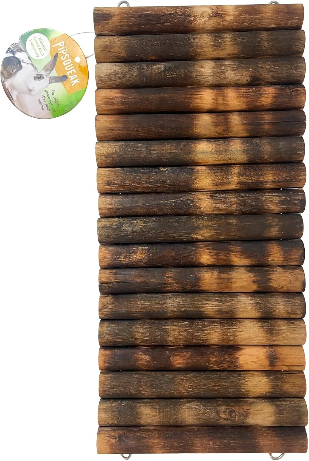 Pip Squeak Natural Wood Arch Hideaway &ndash; Small, 29 &times; 16 Cm - Perfect for Rabbits, Guinea Pigs & Other Small Animals image number 1