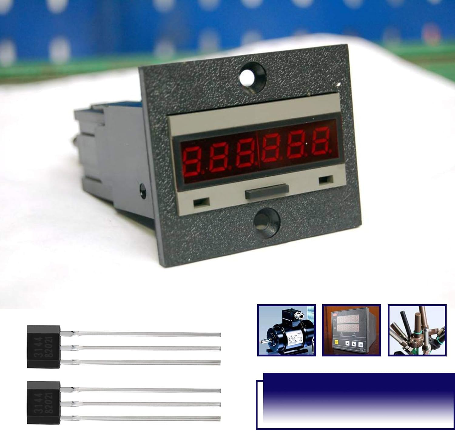 Emsea 20Pcs A3144/OH3144/44E/AH3144E TO-92UA Linear Hall Effect Switch Sensors 3 Terminals for Automotive Industrial Applications image number 1