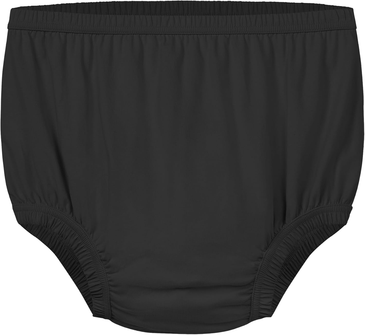 Adult Diaper Cover Silent Waterproof Plastic Rubber Pants for Incontinence Leak Protection with Light Absorbent Layer (Beige, Xxx-Large)