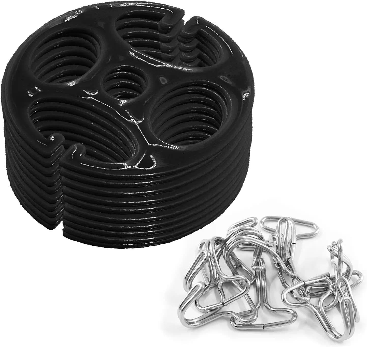 Car Seat Cover Hooks and Metal Fasteners, 12Pcs Universal Automotive Seat Cover Accessories Replacement Parts with Plastic Chucks for Installation and Removal - Auroly image number 3