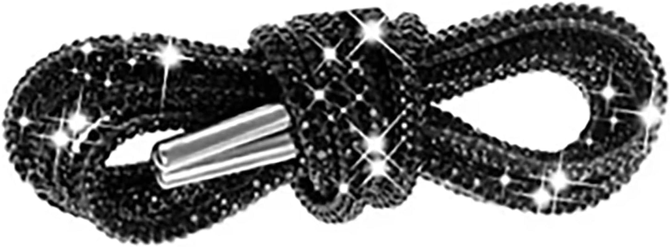 2Pcs Black Rhinestone Shoelaces, Lightweight 4Mm Diameter 120Cm Length, Cotton Thread and Rhinestones, Great Decoration for Clothing, for Tennis Shoes, Boots, Running Shoes image number 2